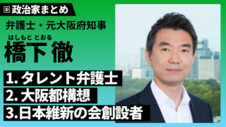 【橋下徹】維新の会創設者・大阪府知事・市長の生い立ちは？弁護士、大阪都構想についても解説